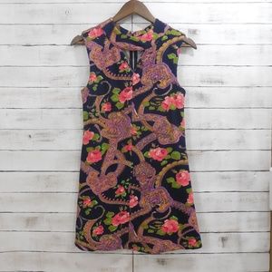 Free People | Floral print key hole dress